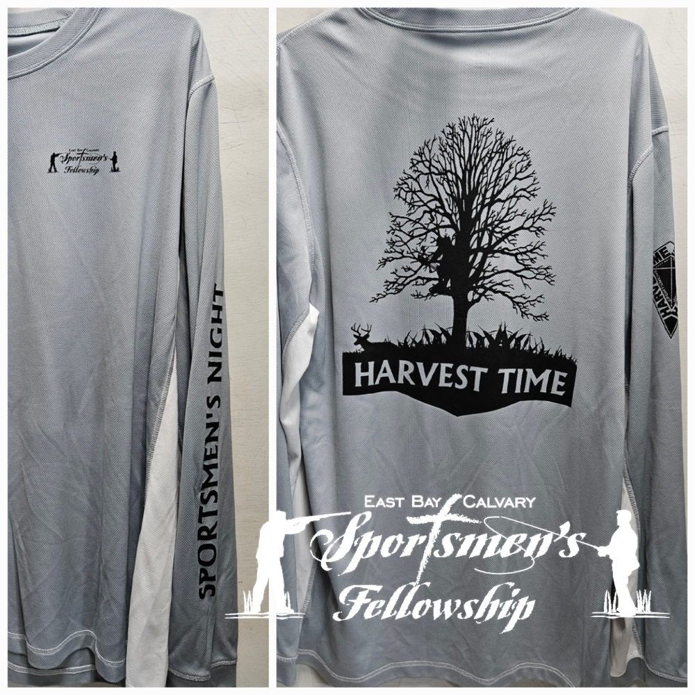 ALO Coolfit Mens XXL Long Sleeve Athletic Shirt Relaxed Fit Gray Michigan church